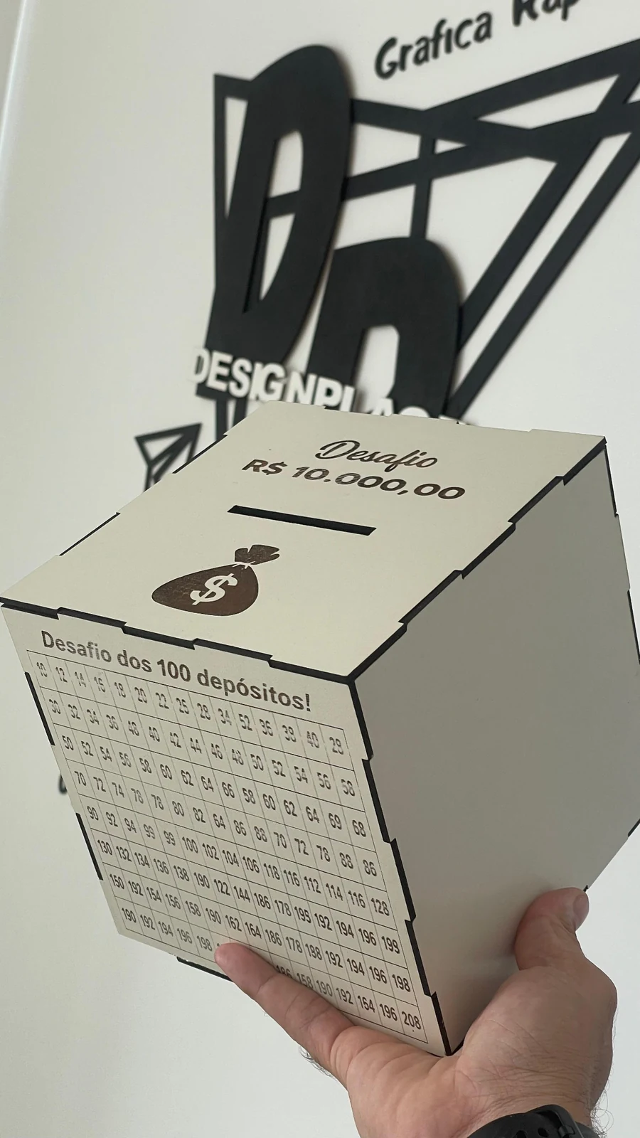 Arquivo Editável – Caixa Desafio dos R$ 10.000