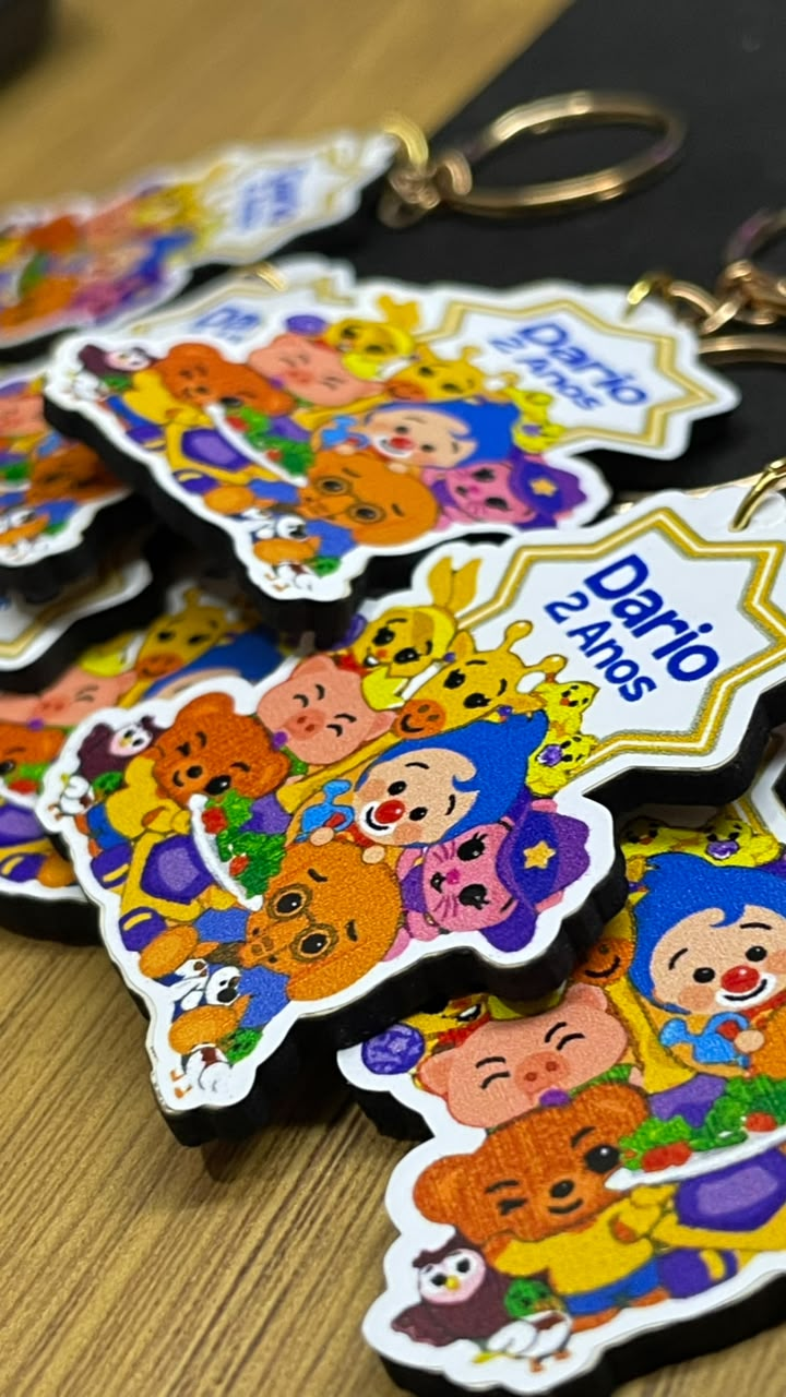 Chaveiros infantis personalizados