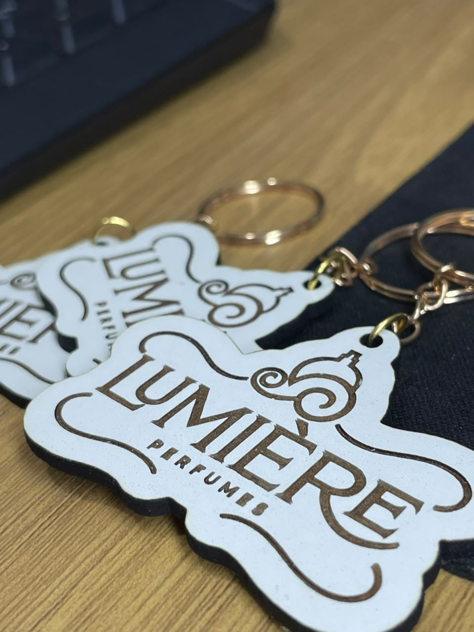 Chaveiros personalizados em MDF