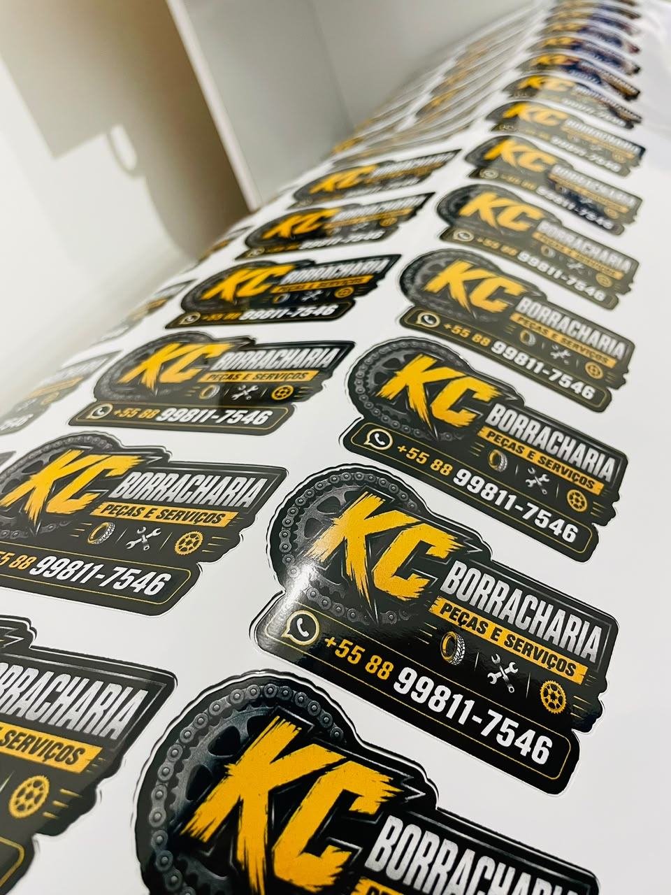 Adesivos personalizados para borracharia